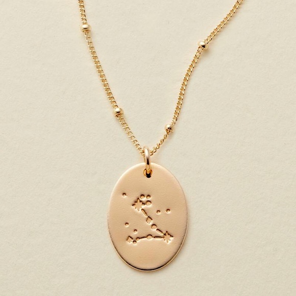 Free People Jewelry - Pisces Bohemian Zodiac Minimalist Charm Necklace